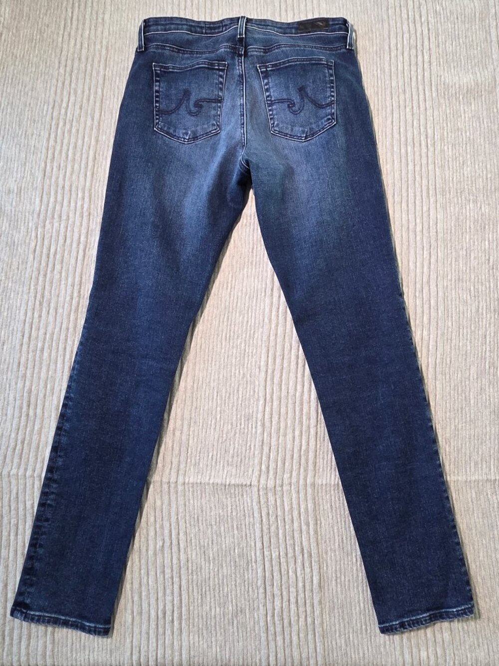 AG Adriano Goldschmied Prima Jeans Womens 29R Dark Wash Slim Cigarette Stretch D - Picture 2 of 10